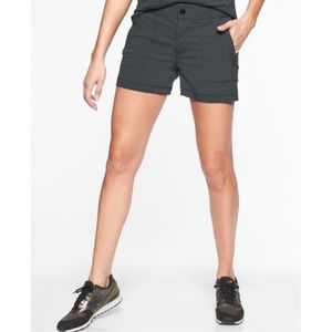 ATHLETA black textured Trekkie shorts 2